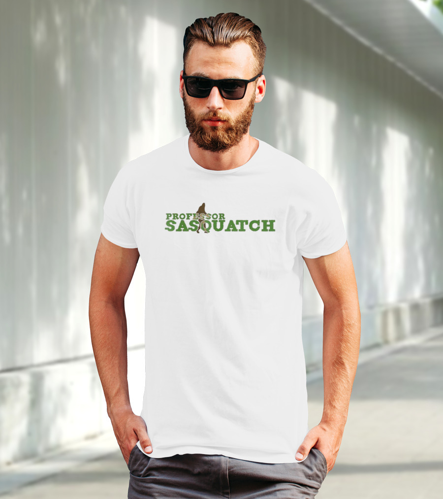 Professor Sasquatch Bigfoot Fan T-Shirt