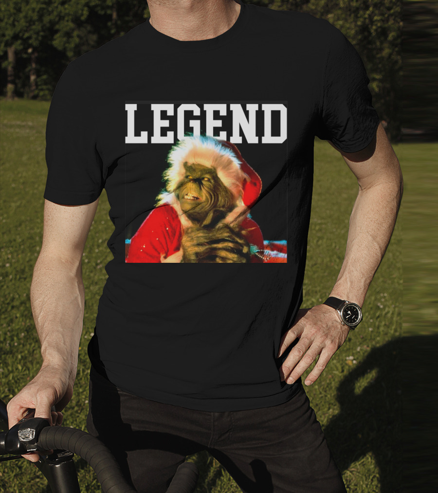 Grinch Legend Santa Christmas T-Shirt
