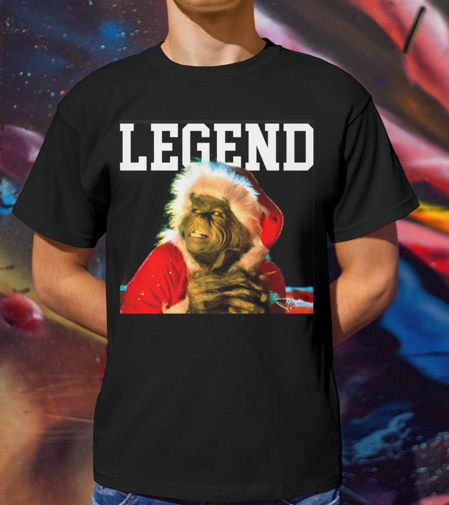 Grinch Legend Santa Christmas T-Shirt