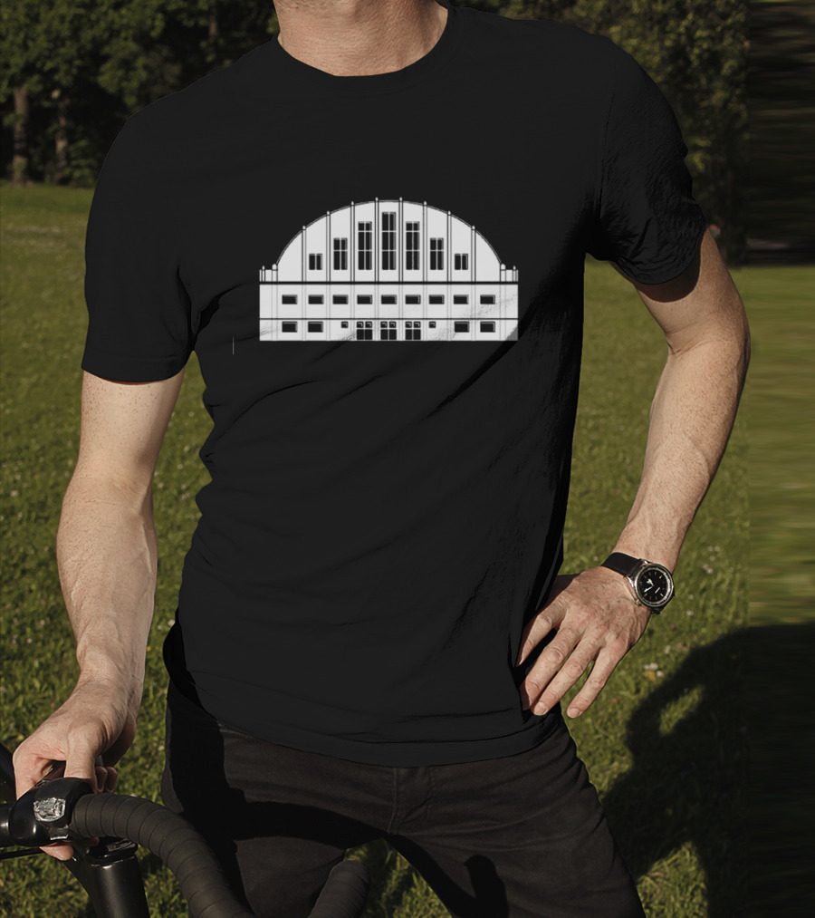 Butler Basketball Hinkle Fieldhouse Arena Architecture T-Shirt