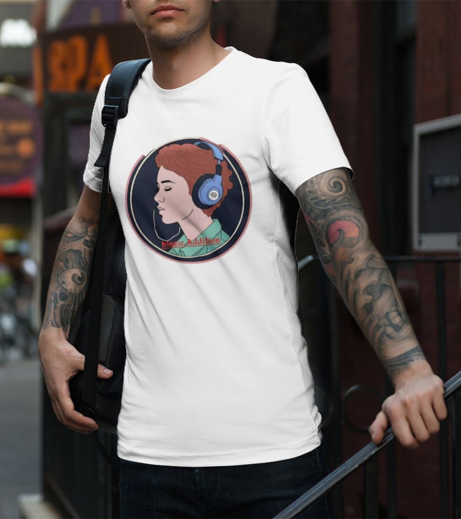 Music Addition Groove In Style Headphone Harmony For Enthusiasts T-Shirt