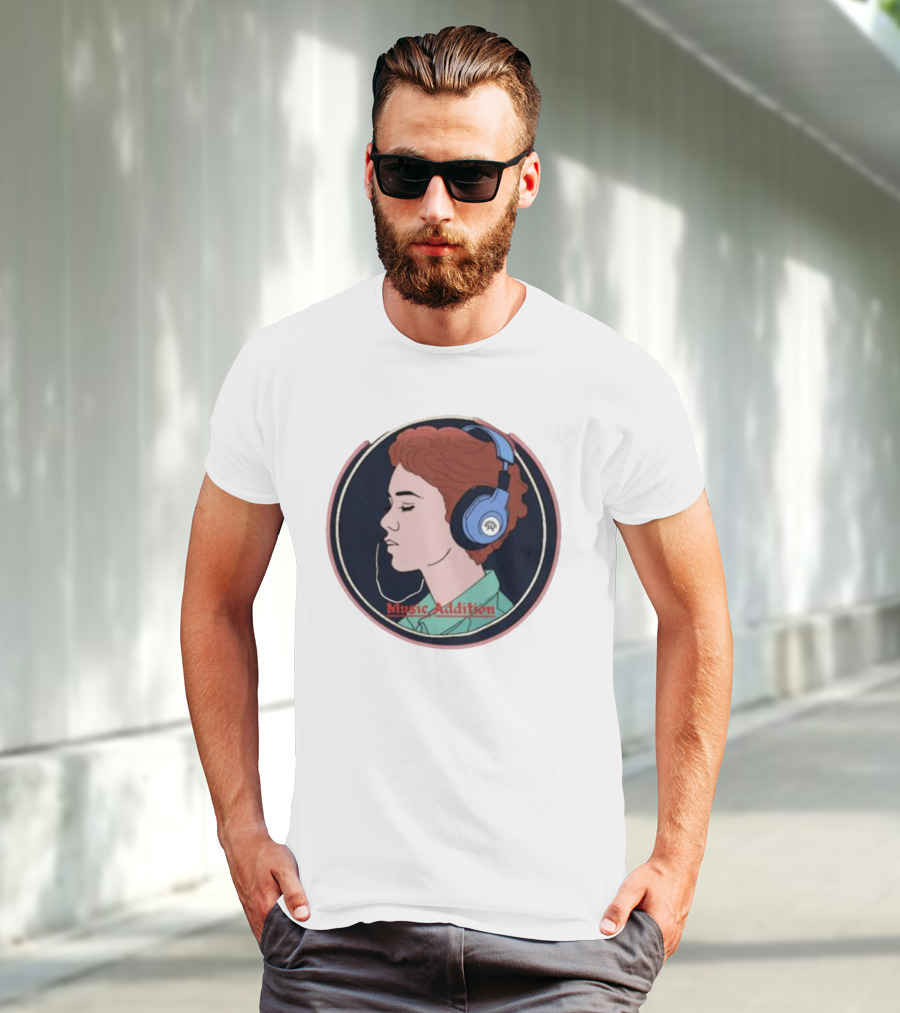 Music Addition Groove In Style Headphone Harmony For Enthusiasts T-Shirt