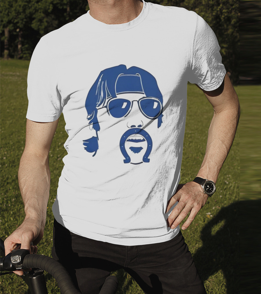 Minshew Mania Mustache Horseshoe Colts T-Shirt
