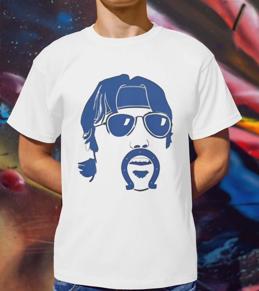 Minshew Mania Mustache Horseshoe Colts T-Shirt