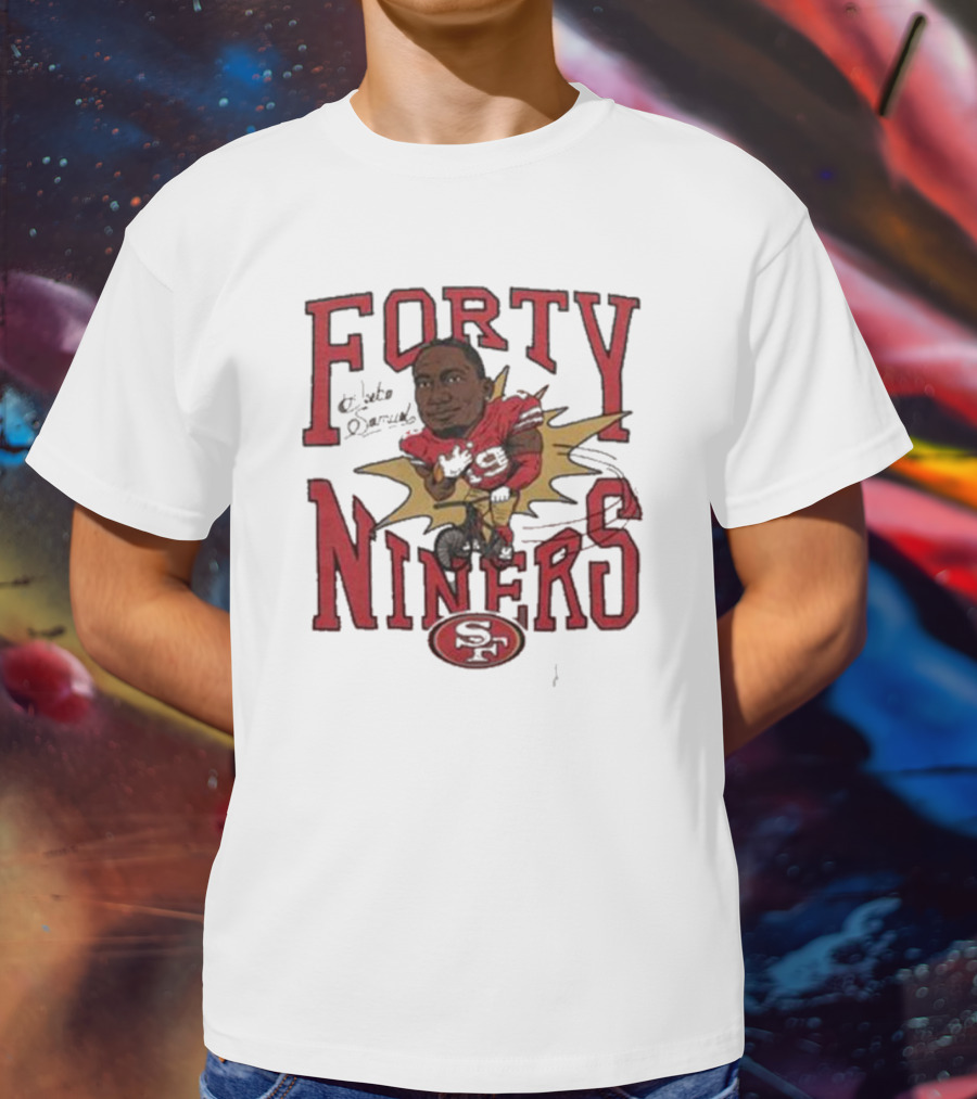 Forty Niners Deebo Samuel San Francisco 49ers Caricature Tri-Blend Homage T-Shirt