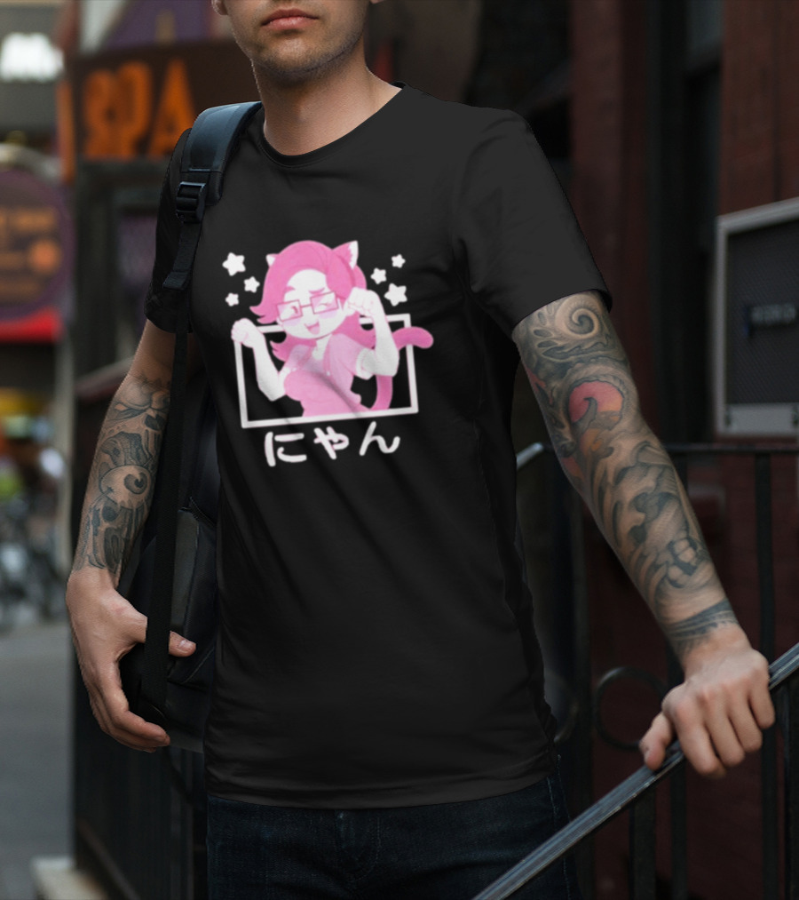Saberspark Sabie Nyan ゃん Cat Girl Anime T-Shirt