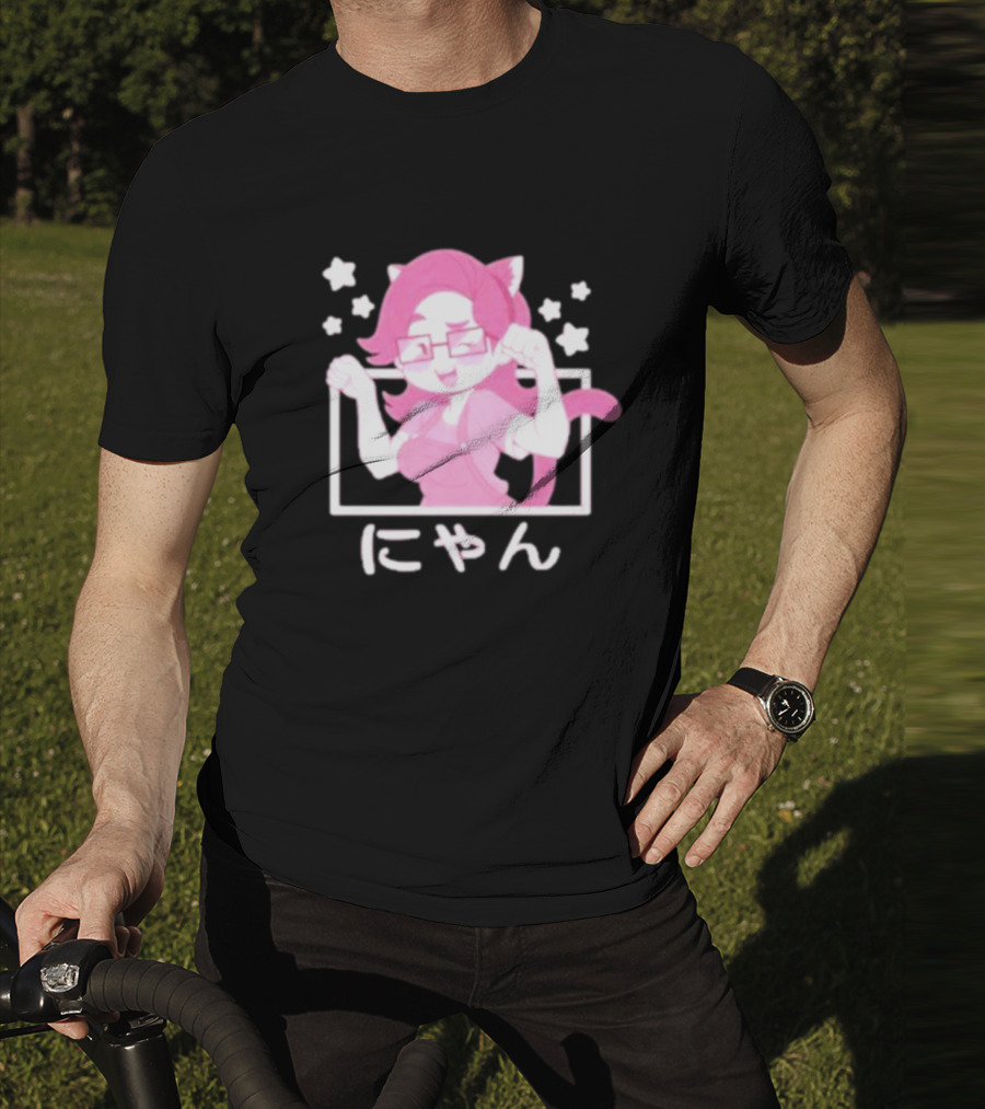 Saberspark Sabie Nyan ゃん Cat Girl Anime T-Shirt
