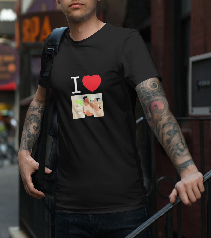 I Love Ls Lauren Sanderson Cropped Selfie心 T-Shirt