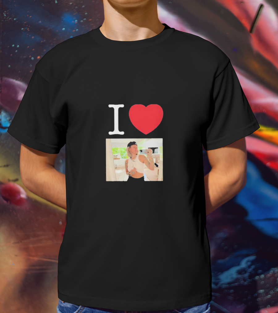I Love Ls Lauren Sanderson Cropped Selfie心 T-Shirt