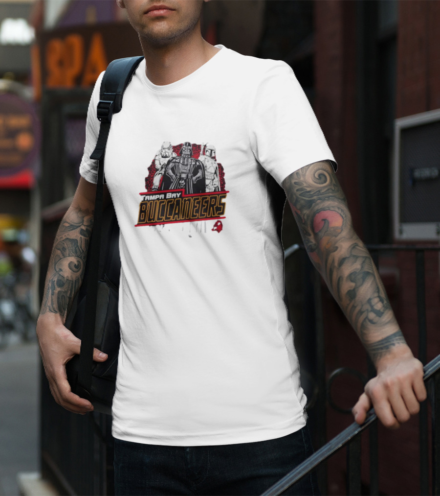 Tampa Bay Buccaneers Star Wars Crossover Junk Food T-Shirt