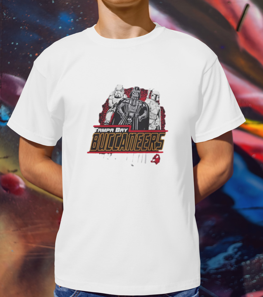 Tampa Bay Buccaneers Star Wars Crossover Junk Food T-Shirt