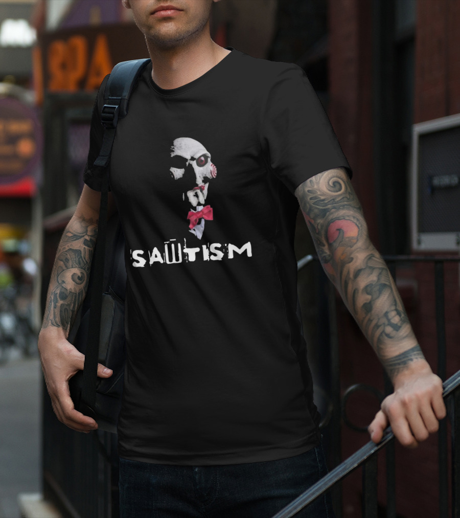Sawtism Saw Parody Autism Thatgohard T-Shirt