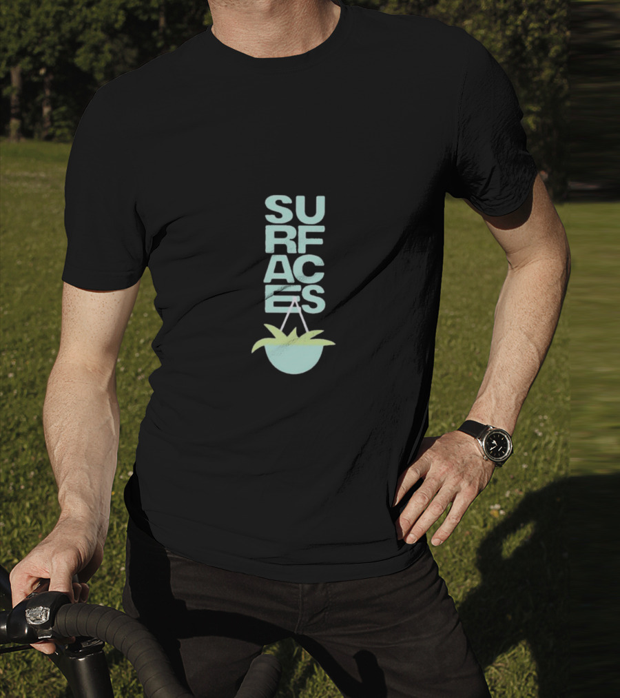 SURFACES Where The Light Is Oil Green T-Shirt