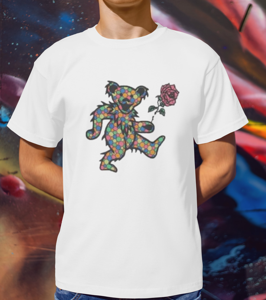 Wyco Vintage 1989 Grateful Dead Dancing Bear With Rose T-Shirt