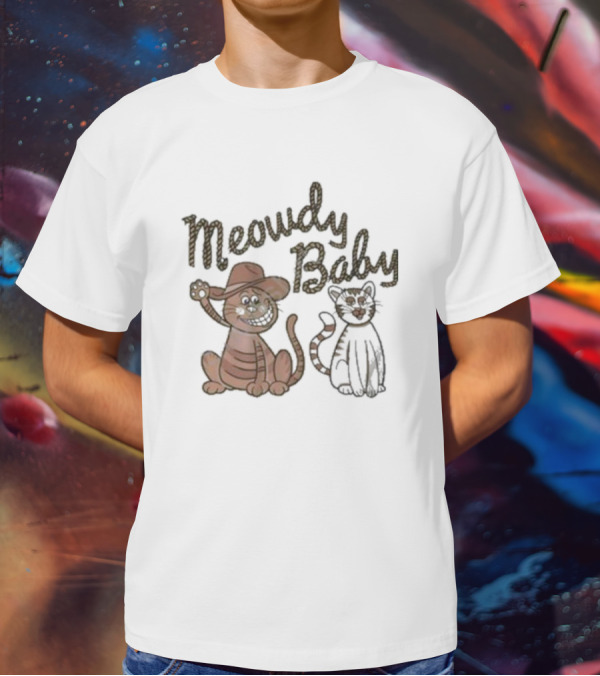 Meowdy Baby Leigh Mcnasty Cowboy Cats T-Shirt