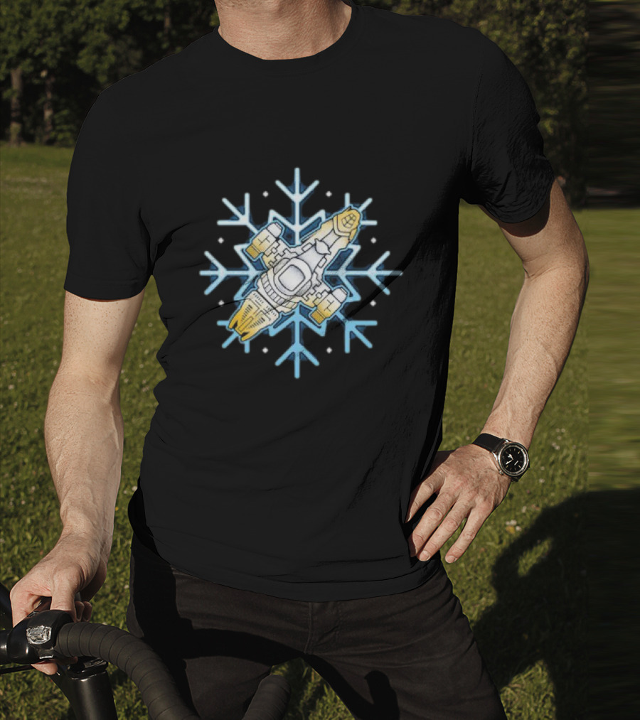 Shiny Snowflake Firefly Ship Serenity T-Shirt