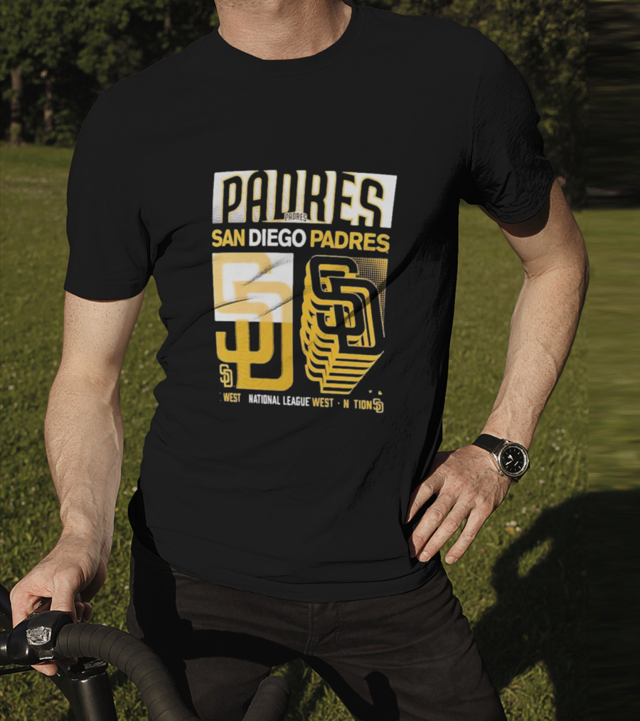 San Diego Padres West National League West Stack T-Shirt