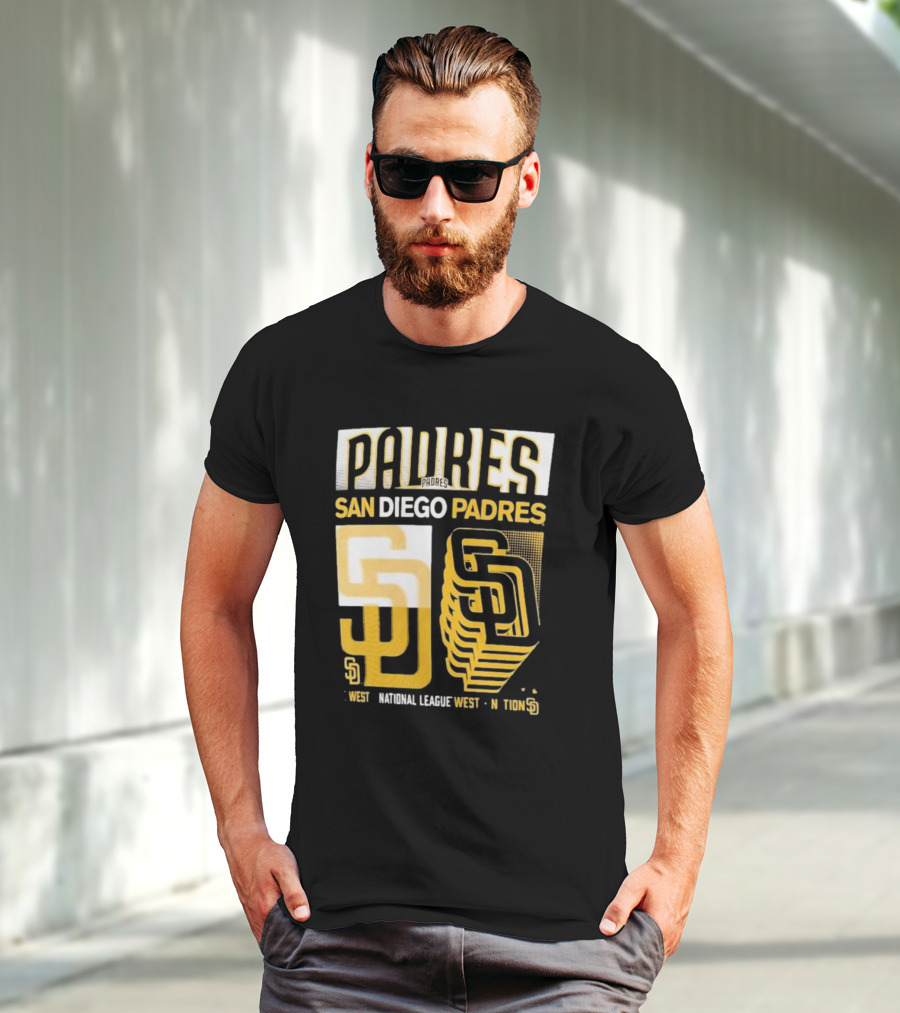 San Diego Padres West National League West Stack T-Shirt