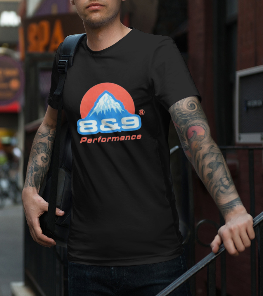 8 And 9 Performance Mountain T-Shirt