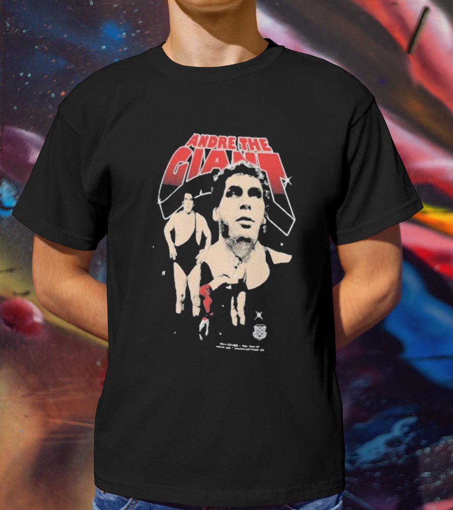 Andre The Giant Ripple Junction Collage Classic Style Stars T-Shirt