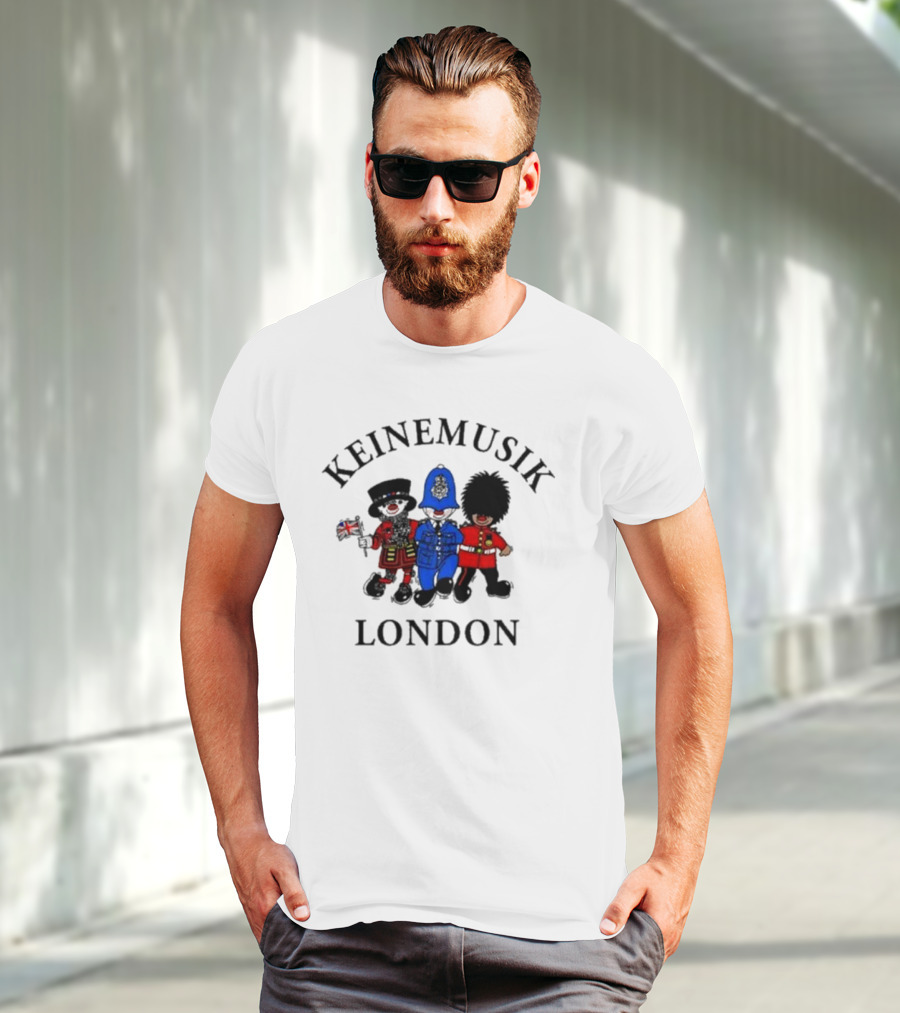 Keinemusik London Bone Soda British Guard Cartoon Characters T-Shirt