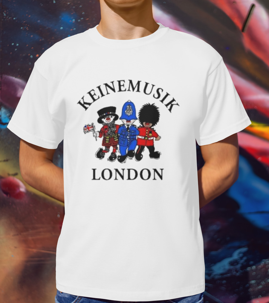 Keinemusik London Bone Soda British Guard Cartoon Characters T-Shirt