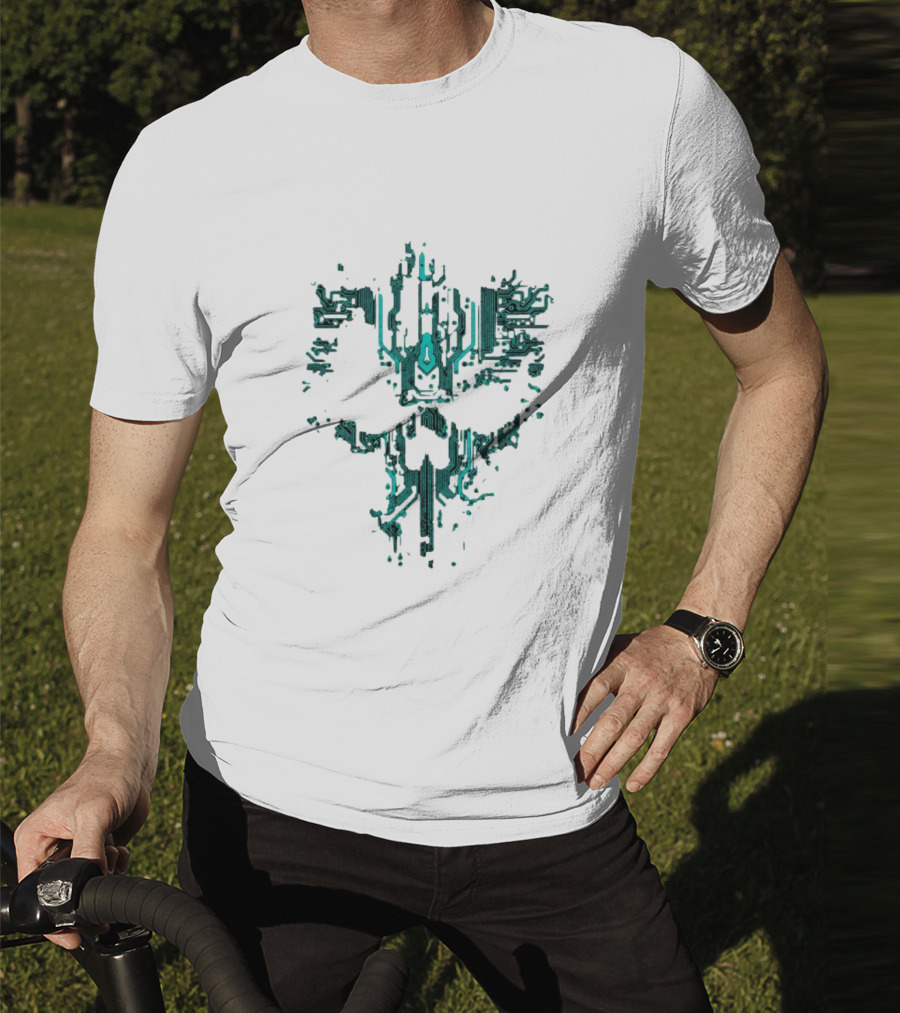 Circuit Skull Tech Face T-Shirt