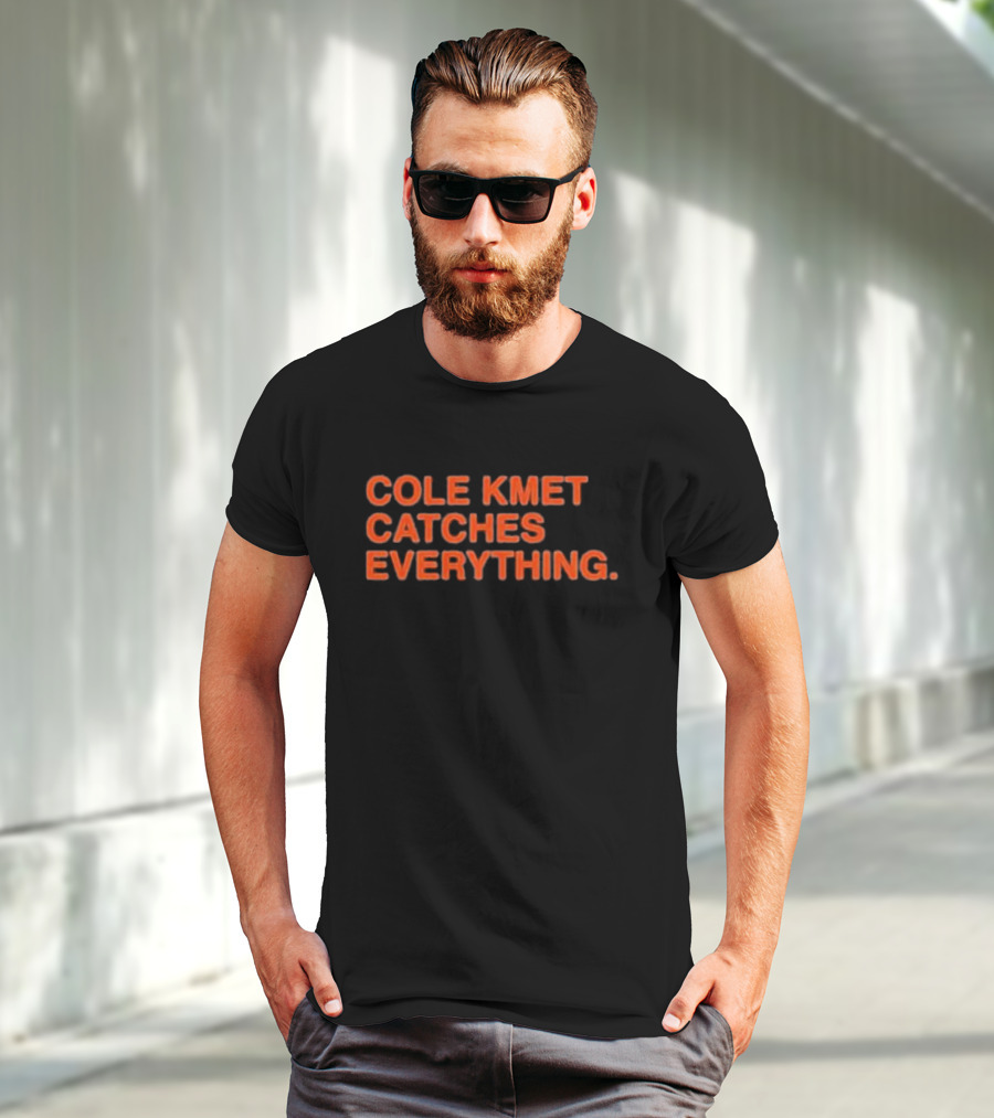 Cole Kmet Catches Everything Football Star T-Shirt