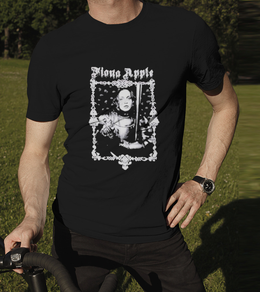 Fiona Apple Knightly Portrait In Ornate Medieval T-Shirt