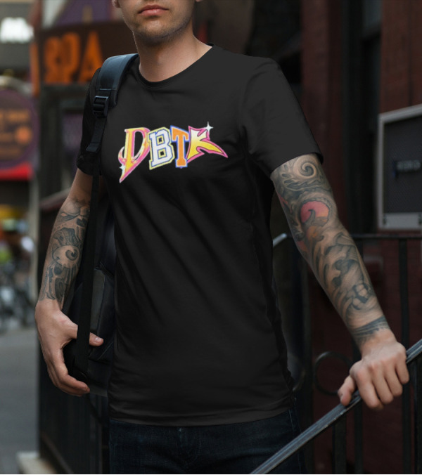 DBTK Colorful Logo Design Word T-Shirt