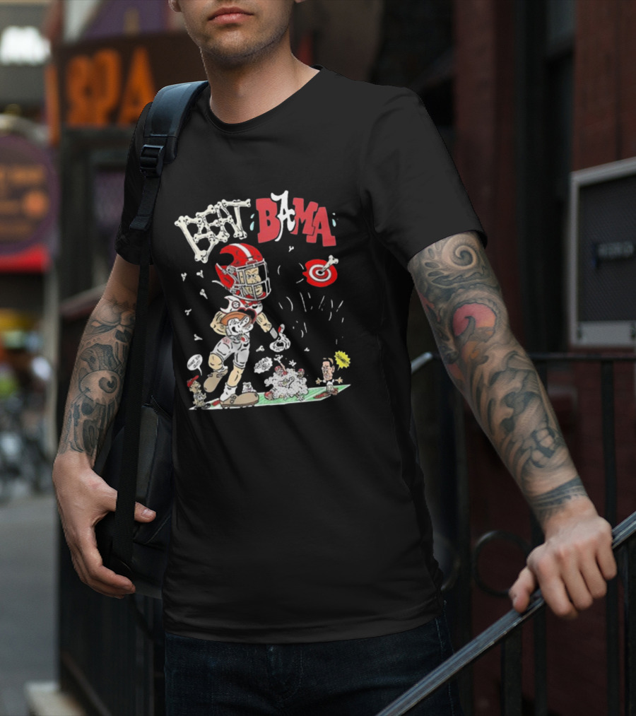 Georgia Bulldogs Football Beat Bama Go Dawgz Sic Target Touchdown Victory T-Shirt