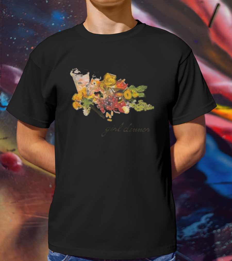 Girl Dinner Fruit Platter With Drink T-Shirt