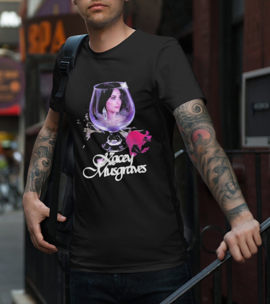 Kacey Musgraves Rose In Glass T-Shirt