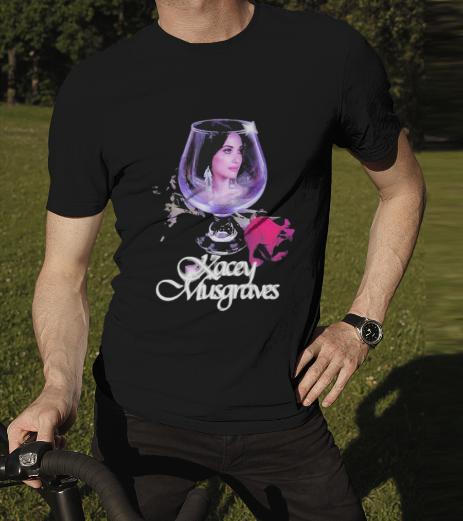 Kacey Musgraves Rose In Glass T-Shirt