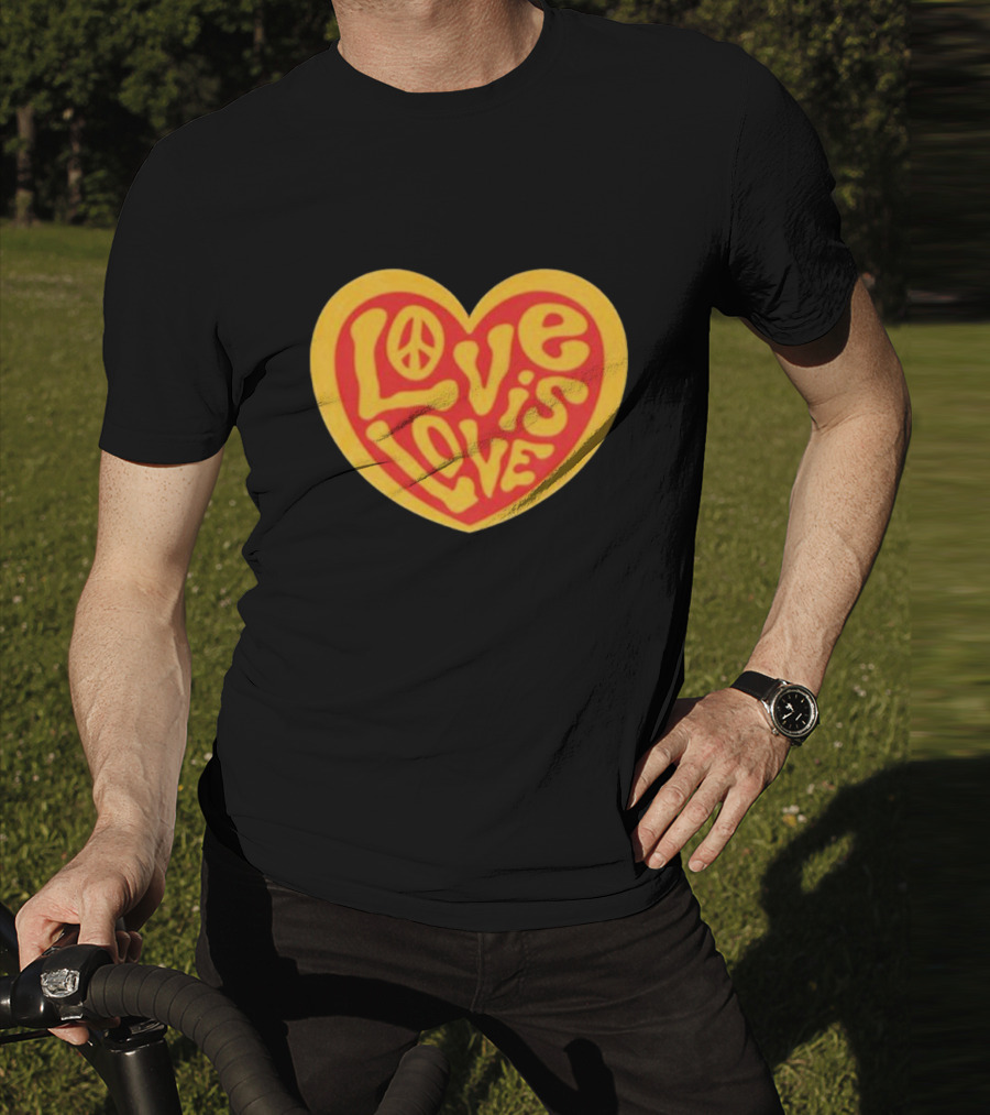 Love Is Love Peace Sign Heart T-Shirt