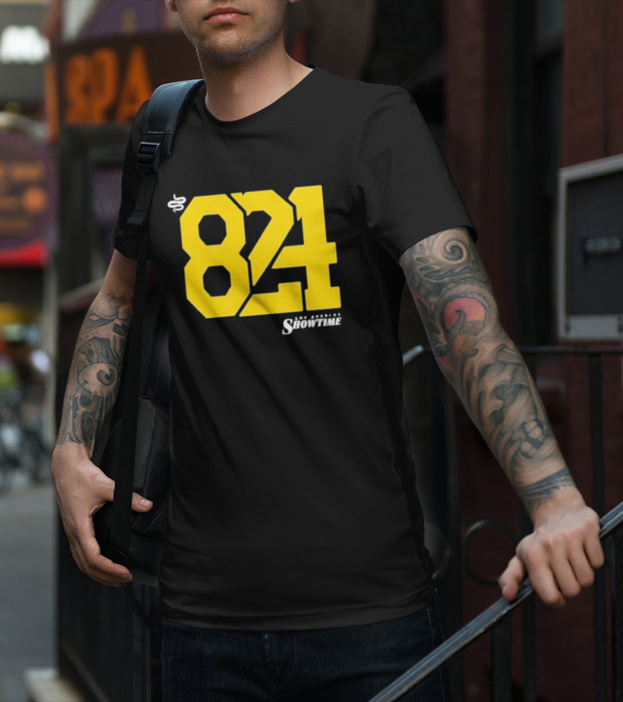 824 Los Angeles Showtime Mamba Day Unity Reptile T-Shirt