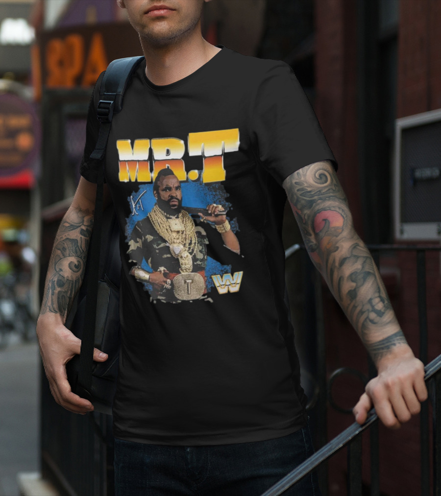 MR. T Signature Camouflage Chains Iconic T-Shirt