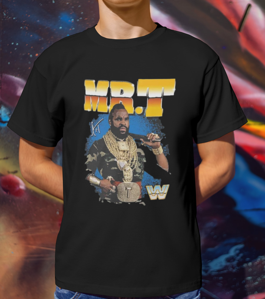 MR. T Signature Camouflage Chains Iconic T-Shirt