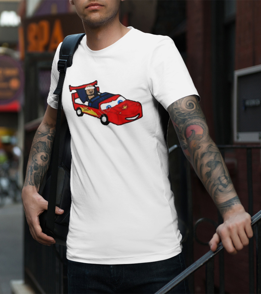 Nbapaint Kyle Snooze-ma With Racing Car T-Shirt