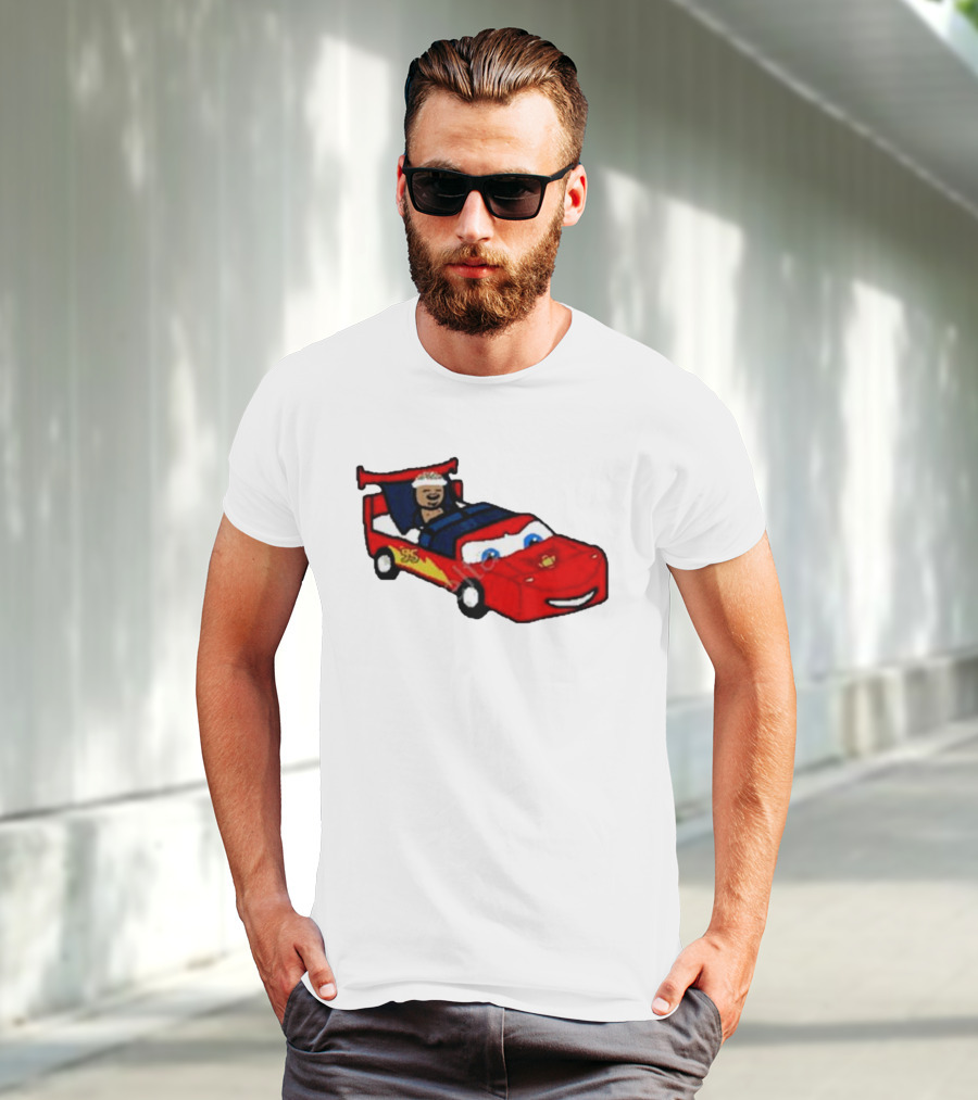 Nbapaint Kyle Snooze-ma With Racing Car T-Shirt