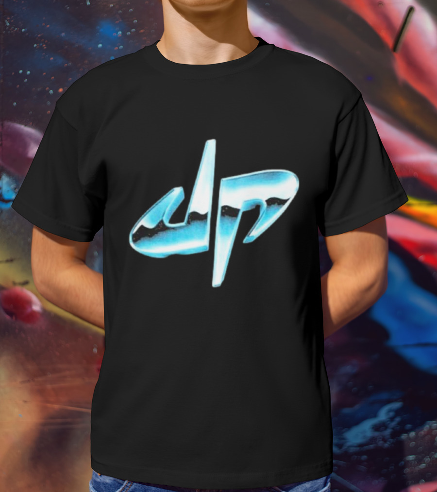 Dude Perfect DP Chrome Blue T-Shirt