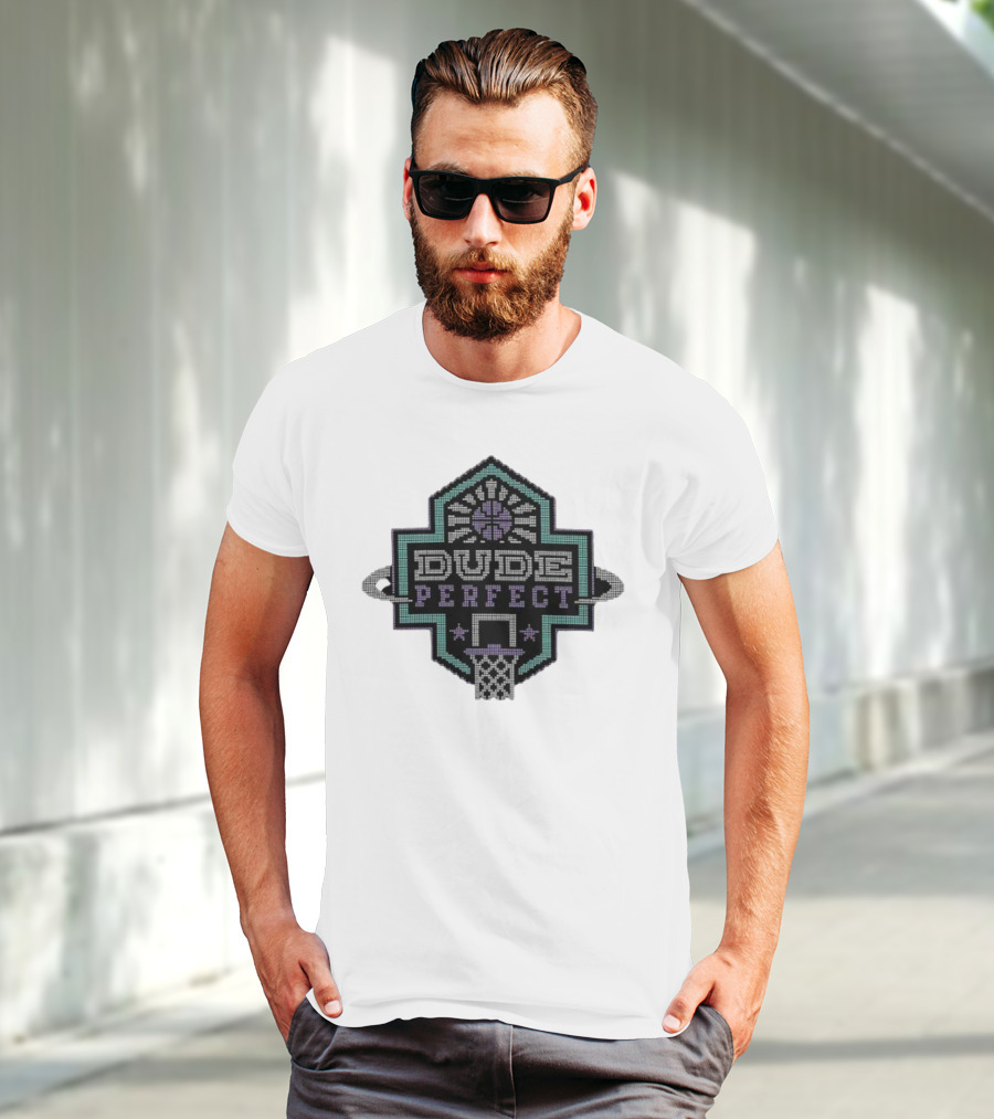 Dude Perfect Basketball Scoreboard T-Shirt