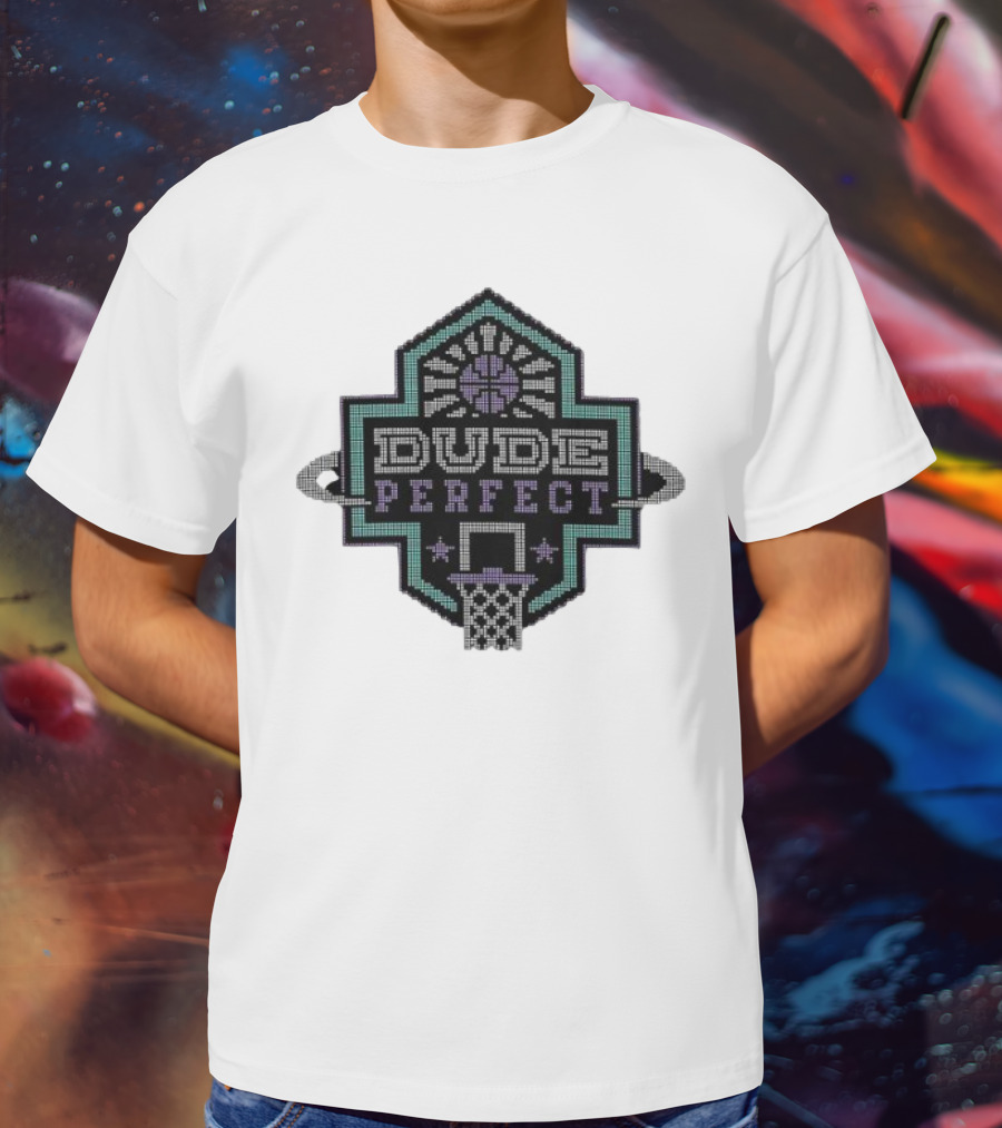 Dude Perfect Basketball Scoreboard T-Shirt