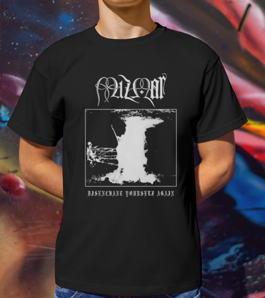 Mizmor Disenchanted Yourself Again Black And White Abstract T-Shirt