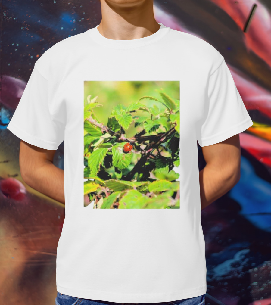 Spot In Nature With Ladybug On Leaf T-Shirt