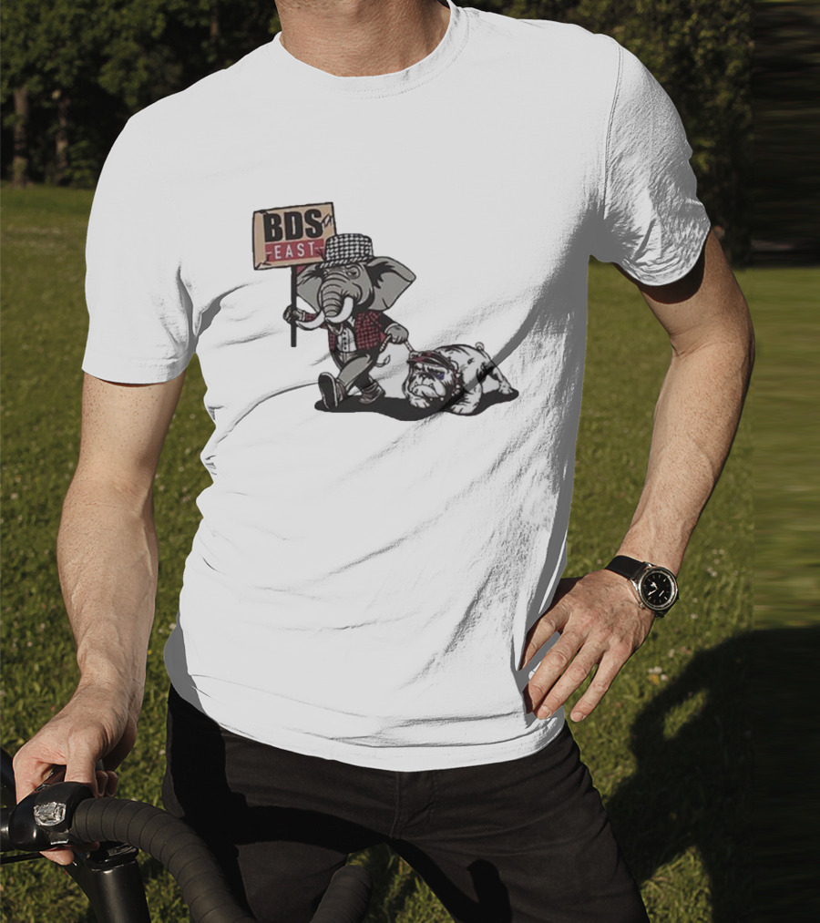 Alabama Crimson Tide Elephant With Bulldog BDS East T-Shirt
