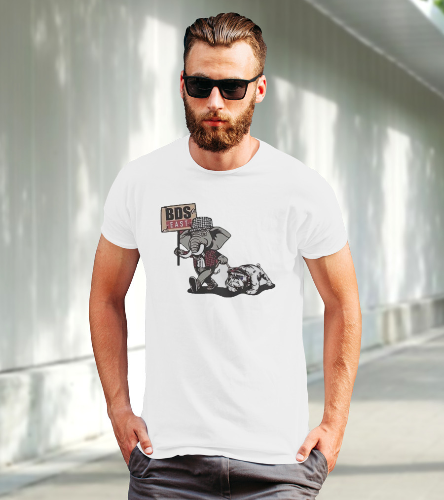 Alabama Crimson Tide Elephant With Bulldog BDS East T-Shirt