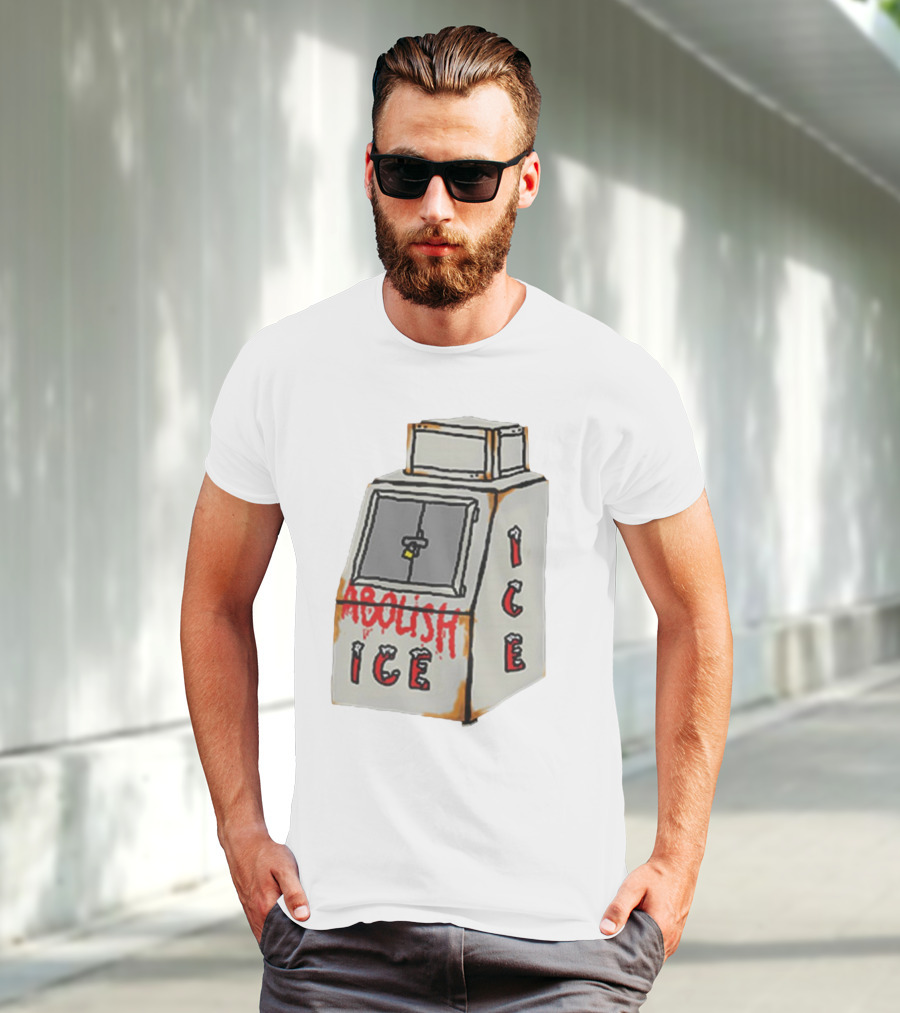 Alexandria Ocasio Cortez Abolish ICE Political Statement Freezer T-Shirt