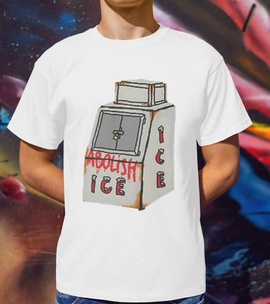 Alexandria Ocasio Cortez Abolish ICE Political Statement Freezer T-Shirt
