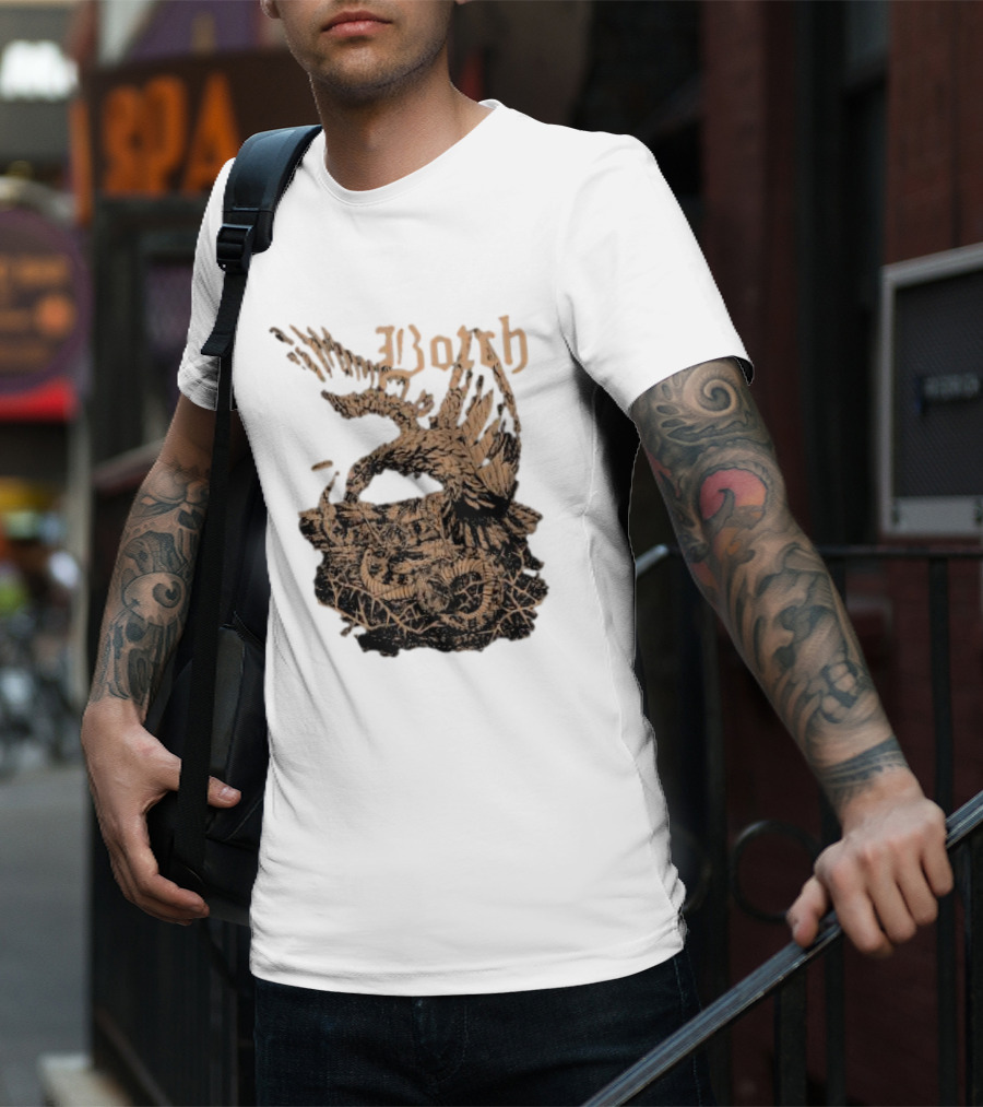 Botch Eagle And Snake Medieval Gothic T-Shirt